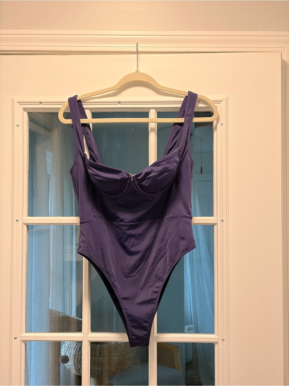PacSun Purple/Blue One-Piece Swimsuit